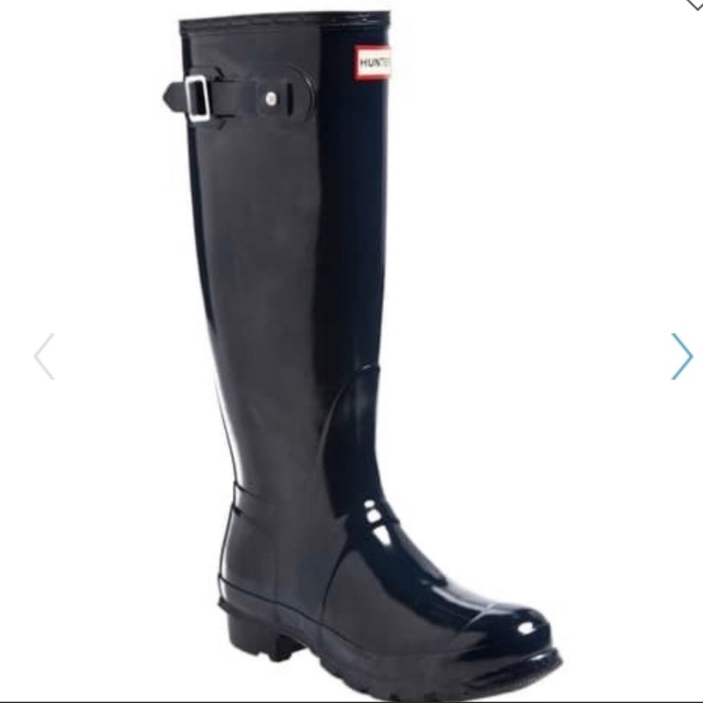 HUNTER BLACK NEBULA TALL RAIN SIZE 8